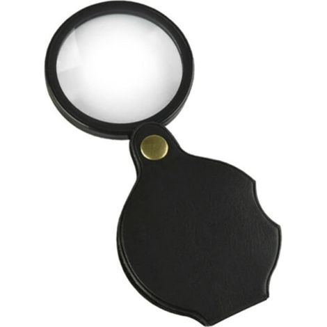 Loupe de poche miniature pliable 1 pièce, 70 mm, grossissement 10x. (1/5)