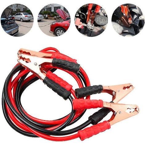 Câble d'alimentation de secours pour batterie de voiture 500 A, fil d'allumage de démarreur, pince de cuivre d'alimentation, câble de démarrage (1/3)