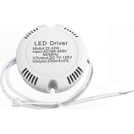 Driver LED Universel pour Lampes de Plafond, Appliques Murales et Luminaires Encastres - Alimentation 220V, Compatible avec Divers Eclairages (1/5)