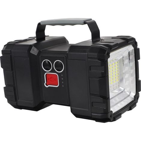 1ensemble Lampe Torche Rechargeable Portable Projecteur Led à Haute Puissance Pour Camping Et Travaux Extérieurs Étanche Et Résistante Lampe De Poche Pratique à Main (1/5)