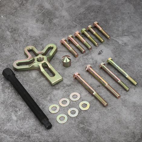 13-teiliges Reparatur-Abzieher-Set für die Wartung von Lenkrad- und Kurbelwellenriemenscheiben (1/5)