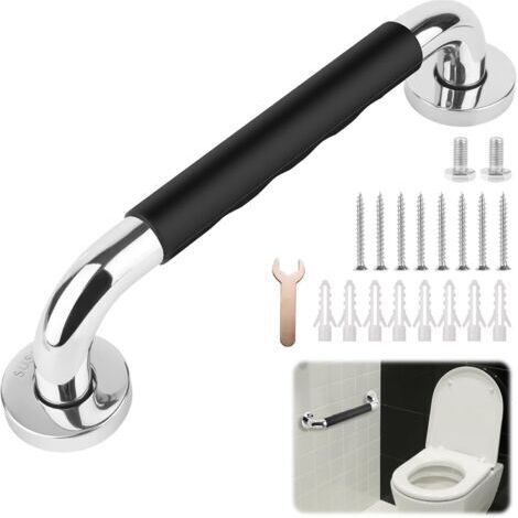 Poignée de baignoire, barre d'appui antidérapante de 30 cm pour toilettes, barre de soutien pour douche de salle de bain pour personnes handicapées, personnes âgées, femmes enceintes (1/5)