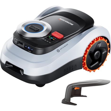 Segway Navimow i208 LiDAR mit Garage M, Mähroboter ohne Begrenzungskabel für 800 m², bis 45% Steigung, Solid-State LiDAR + Vision, Automatisches Kartieren, Ohne Drähte oder Antenne, Integriertes 4G