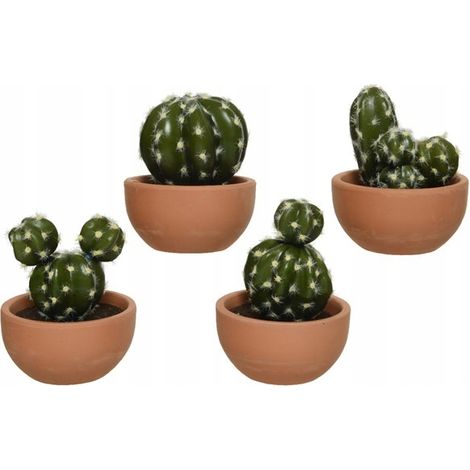Künstliche Pflanze im Topf, Kaktus, 10,5 cm, 801321