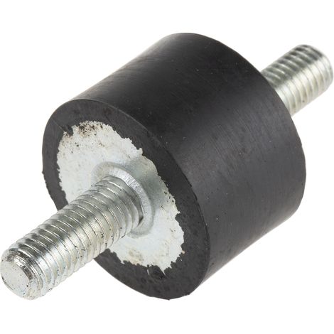 Bobine mâle à mâle RS PRO M8 Ø 30mm en Caoutchouc naturel ( Prix pour Sachet de 8 )