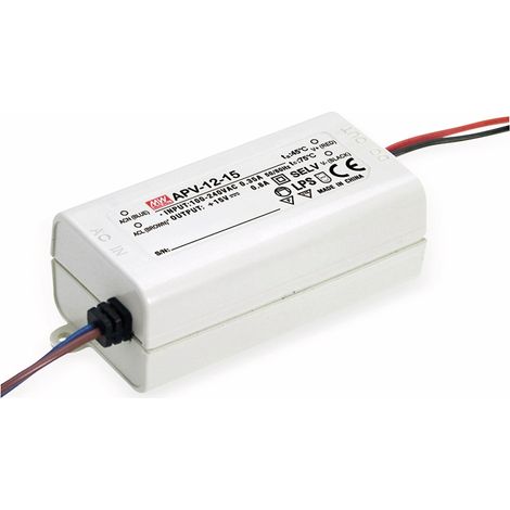Alimentation à découpage MEAN WELL APV-12-24, 24 V-/0,5 A