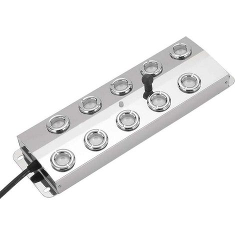 Outdoor misting system for fish ponds and gardens Adjustable stainless steel construction (ten heads) (1/4)