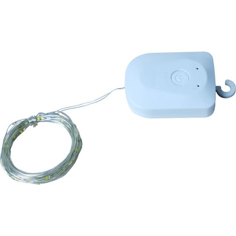 Lot de 1 guirlandes lumineuses – Rechargeables, à piles – Multiples modes – Idéales pour chambre, salon, jardin, camping et fête – Décoration féerique-1M-Lumière colorée (1/5)