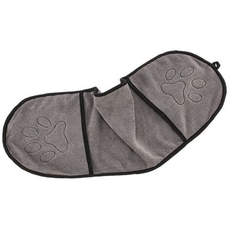 VtiziklServiettes de bain universelles pour animaux de compagnie, paquet de 2 serviettes pour animaux de compagnie, serviettes pour chiens, grandes serviettes de bain, peignoirs de bain en microfibre (1/5)