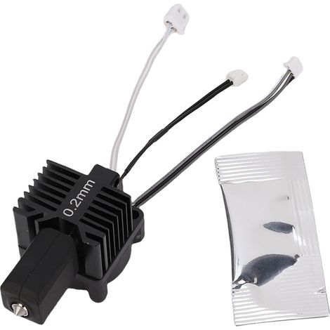 Remplacement Hotend pour imprimante 3D Bambu Lab X1, buse intégrée, Kit d'extrémité chaude avec chauffage en céramique, thermistance de ventilateur de refroidissement 0.2mm