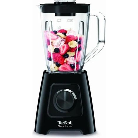Tefal Blendforce II Batidora Negra 600 W 2 L