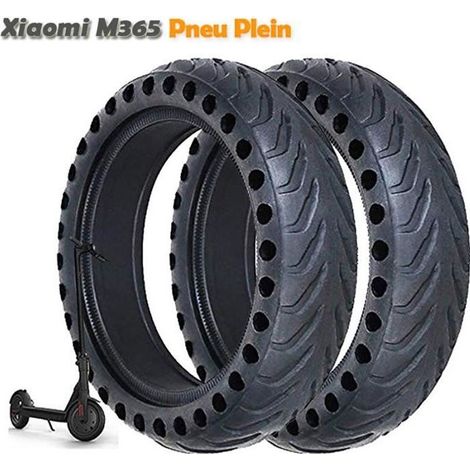 2 x Pneu Plein Compatible avec Xiaomi M365, Durables Anti-Dérapant Roue de Pneu Cellulaire 8,5 Pouces Pneu de Rechange Solide 8 1/2-Ywey (1/4)