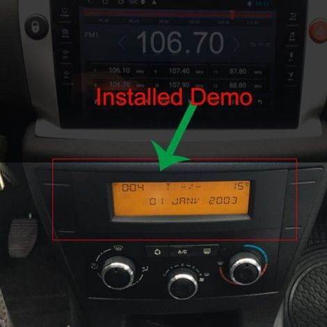 Coque Ecran Multifonction - Peugeot 207 - Citroen C4 C5 - Noir - Accessoire Auto - 1 Pièce (1/4)