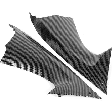 2x Déflecteurs Latéraux Style Carbone, Habillage d'Entrée d'Air, Insert Carénage Moto pour Yamaha YZF-R6 2008-2016 (1/5)