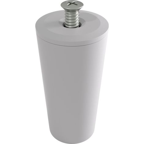 BAUHELD Rolladenstopper 40mm Offen 8 Stück - Hellgrau
