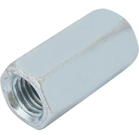 Beyamis pièce de raccord de tige longue en acier au carbone zingué avec écrou hexagonal fileté (1/5)