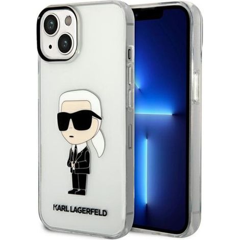 Karl Lagerfeld IML NFT Ikonik - iPhone 14 Plus Hülle (Transparent) (1/5)