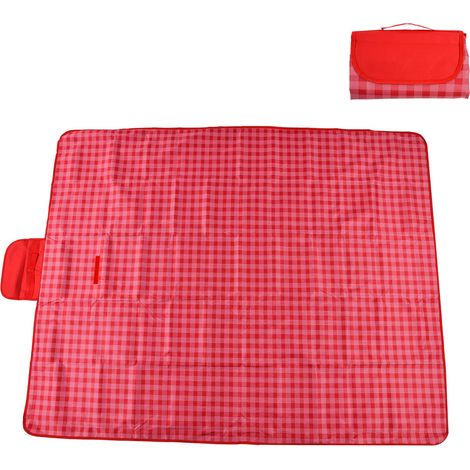 Tapis pique-nique 145x180x0.5cm – imperméable anti-sable – 6-8 personnes – camping randonnée