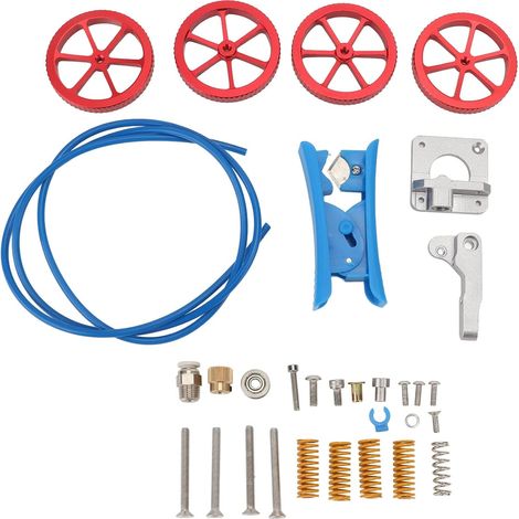 extrudeuse en alliage d'aluminium PTFE coupe-Tube nivellement jeu de roues à ressort hélicoïdal accessoires d'imprimante 3D (1/5)