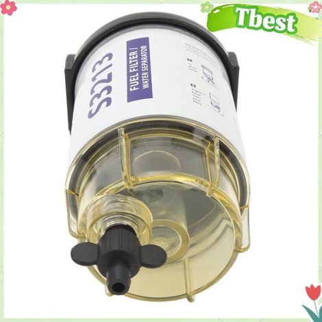 Tbest Séparateur d'eau de filtre à carburant Filtre à carburant séparateur d'eau 35809097, filtre à carburant marin auto coffret (1/5)