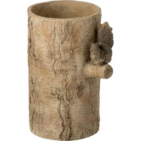 Vase Écureuil en Ciment "Aya" 40cm Beige (1/3)