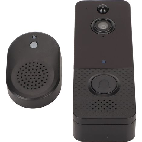 Kabellose Türklingelkamera 720P 1MP HD Nachtsicht IP65 Wasserdicht Intelligente WLAN-Videotürklingel für Heimüberwachung im Innen- und Außenbereich (1/5)