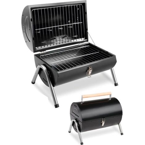 Barbeque Esterno A Carbonella Griglia Estate Campeggio In Acciaio Mod Frankfort (1/3)