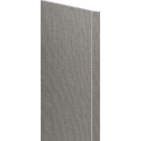 pannello aggiuntivo per porta a soffietto da interno "maya" grigio 16,7x0,8 cm