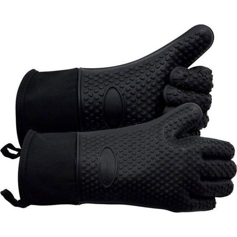 Gants de barbecue, gants de four résistants à la chaleur, cuisine et pâtisserie (1/5)