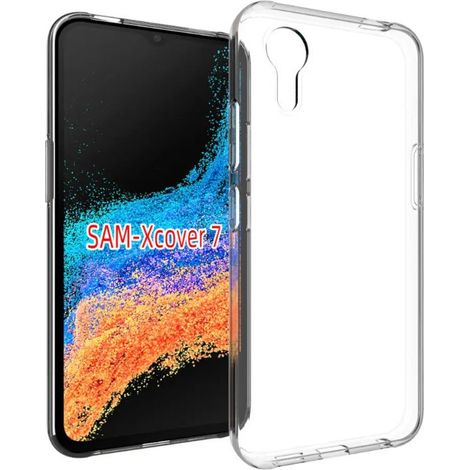 Coque transparente eSTUFF London pour Galaxy Xcover 7. Matière : 100 % TPU, ES673119-bulk