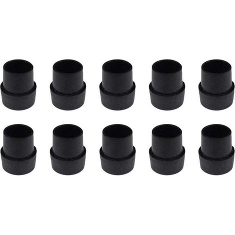 10 Pièces Coussinets de Pied Antidérapants en Caoutchouc pour Trampoline avec Base et Tuyaux (1/4)