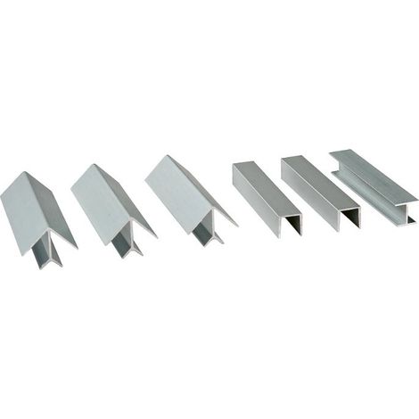 ACCESSORI ZOCCOLI MILLERIGHE 150MM ALLUMINIO