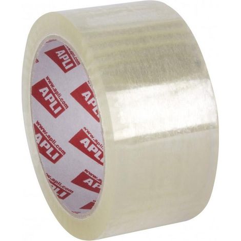 Precinto Estándar silencioso de polipropileno transparente 48 mm x 66 m 28 m con adhesivo acrílico. El PP es un material muy flexible y resistente, e