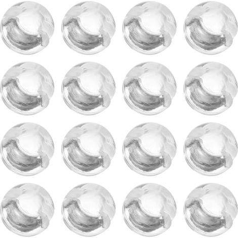 Arrêts de chaîne à billes - 25 pièces - Plastique transparent - Fixation sécurisée pour stores - Intérieur et bricolage - Taille standard (1/5)