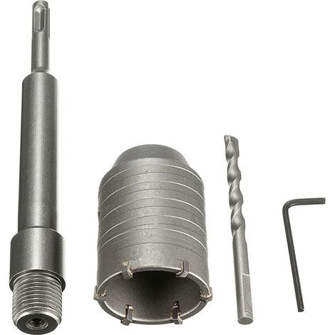 SDS Plus tige béton ciment pierre 50 mm mur scie cloche foret 200 mm tige nouveau (1/5)