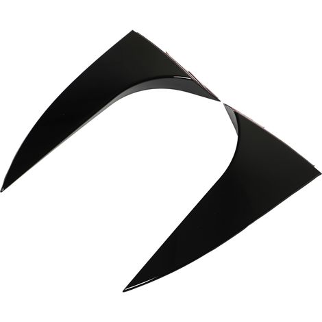 Paar Heckscheiben-Seitenspoiler, kompatibel mit Ford Focus Schrägheck (2015–2018), glänzend schwarz, 2-teiliges Set (1/5)