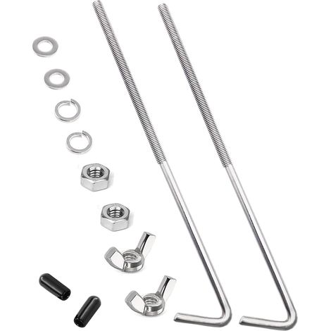 boulons du crochet en J retenant la batterie,M623cm(9") (1/3)