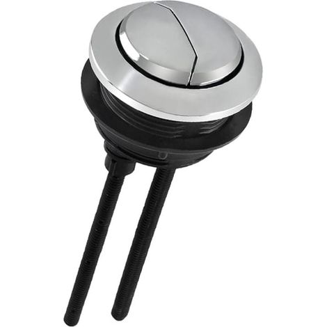Bouton de chasse d'eau à double poussoir, pièce de rechange pour réservoir de toilette, pour réparation de la cuvette de toilette (1/5)