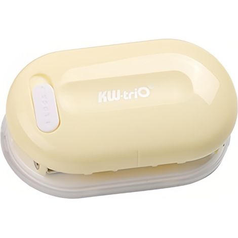 KW-triO Perforatrice à papier à 3 trous Mini perforateur à feuilles mobiles Support Ouverture de 5,5 mm Capacité de 5 feuilles (1/5)