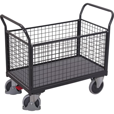 Cordes Vierwandwagen mit Draht RAL 7016 (1/4)