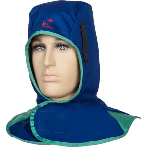 ELMAG Weldas Schweißerhaube blau 23-6680 Gr. XL, 68 cm, blau (1/2)