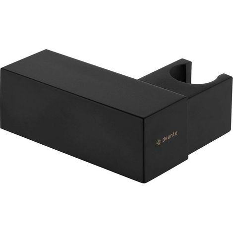 Deante SQUARE soporte de ducha negro mate moderno
