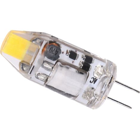 G4 LED-Glühbirne 2W 300LM Bi-Pin-Leuchte, nicht dimmbar, für Kronleuchter, AC/DC 12V (Kaltweiß 6000-6500K) (1/5)