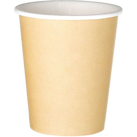 Gobelet jetable en carton Kraft 28 cl - lot de 100 - Maxiburo (1/2)