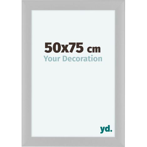 yd. - Cadre photo 50x75 - Blanc Brillant - MDF - Como (1/5)
