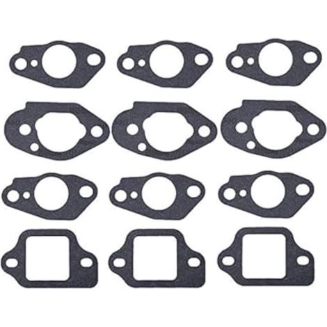Compatible avec le lot de 3 joints de carburateur GCV160 de remplacement pour tondeuse à gazon Honda GCV190 GCV135 GSV190 HRS216 HRR216 HRZ216 Remplace 16212-Zl8-000 16221-883-800 (1/4)