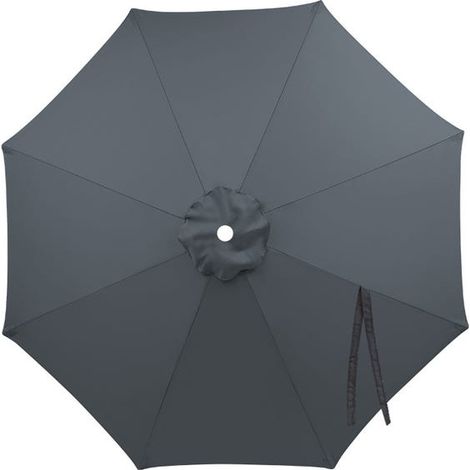 Toldo de jardín hexagonal en voladizo, con protección UV, de 2 metros de diámetro [solo el toldo, la estructura no está incluida]. (1/4)