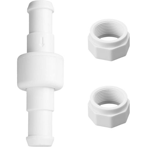 Rodamiento de bolas giratorio para manguera de limpieza de piscinas con 2 tuercas, compatible con piezas Polaris (1/5)