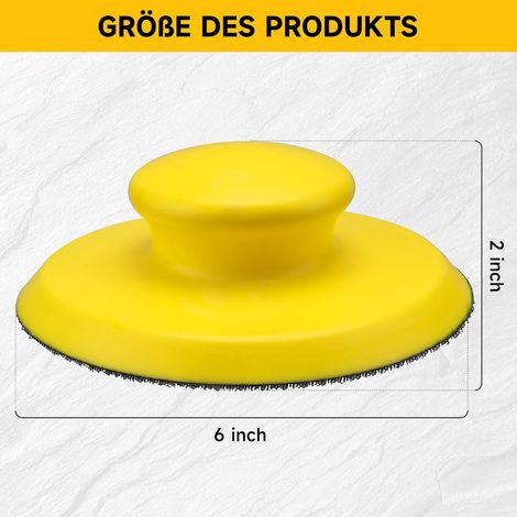 2 pièces 6 pouces Bloc de ponçage manuel pour le travail du bois et la restauration de meubles (1/4)