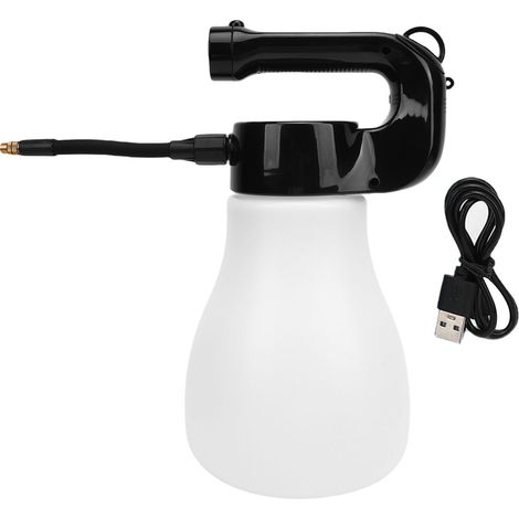 Bouteille de pulvérisation électrique 3L, Pot d'arrosage portatif haute efficacité avec buse réglable pour jardin blanc (1/5)